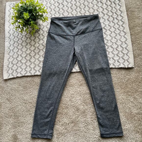 90 Degree by Reflex Dark Gray Activewear Cropped Leggings Size: XS/Small - Picture 1 of 13